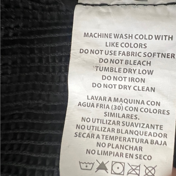 BEBE Woven Black White Logo Hooded Jacket w/ Vented Perforated Panel & Logo Tape - Picture 16 of 16